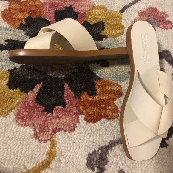 White MERCEDES CASTILLO sandals - Picture 3 of 6